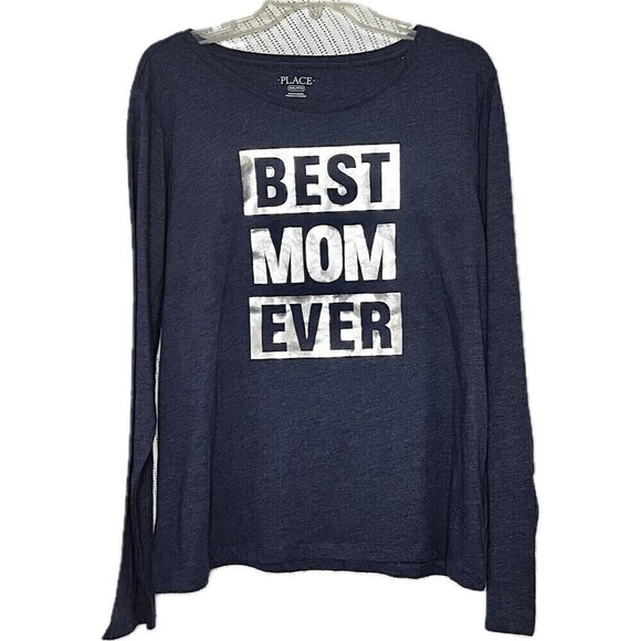 Best Mom Ever Top From Children's Place In Blue Size 3X‎ - Picture 1 of 6